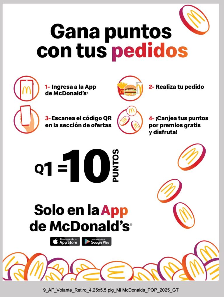 McDonald’s lanza «MiMcDonald’s», su nuevo programa de lealtad para recompensar a sus invitados