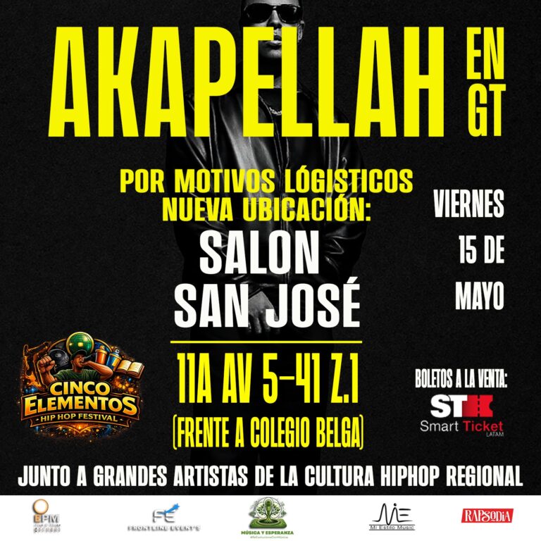 Akapellah llega a Guatemala